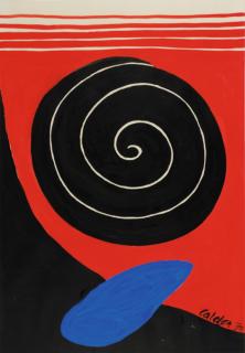 Alexander Calder - Big Boulder, Filled Spiral