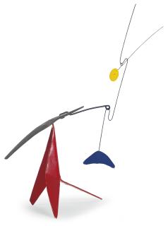 Alexander Calder - Blue Counterweight, Two Spines