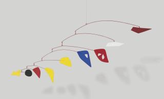 Alexander Calder - Blue Flower, Red Flower