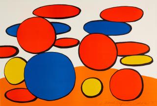 Alexander Calder - Composition aux cercles