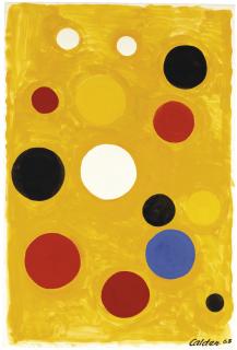 Alexander Calder - Discs on Yellow