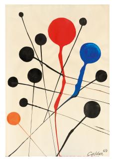 Alexander Calder - Dots And Crossbar