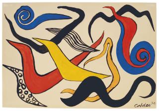 Alexander Calder - Dots, Stripes, Curliques