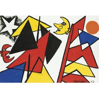 Alexander Calder - Double Moonscape