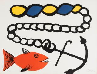 Alexander Calder - Fish And Anchor