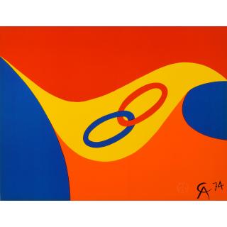 Alexander Calder - Five Plates, from Flying Colors