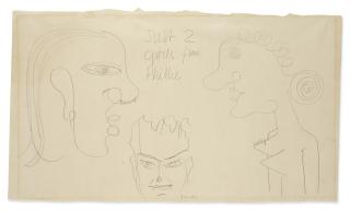 Alexander Calder - Just 2 Girls From Phillie, \'Circa\' 1949