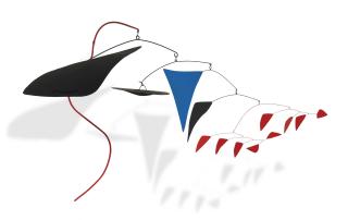 Alexander Calder - Le Serpent rouge (The Red Snake)