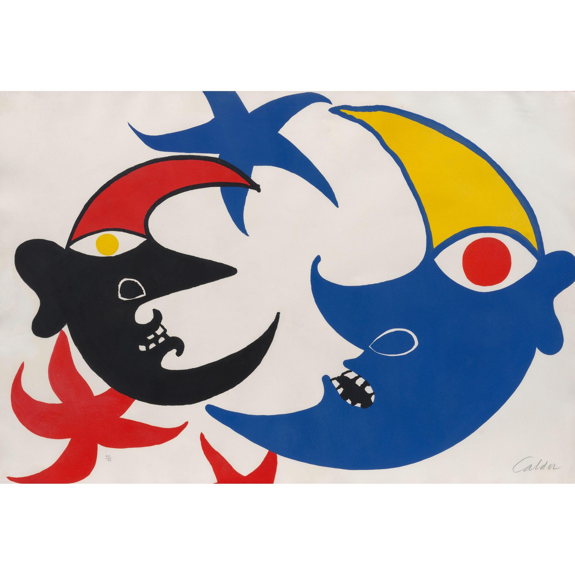 Alexander Calder - Les deux lunes