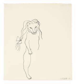 Alexander Calder - Little Lioness With Hair Ribbon, 1944