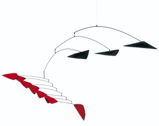 Alexander Calder - Mobilesigned With The Monogram And Dated 61; Metal Painted And Iron Wire.