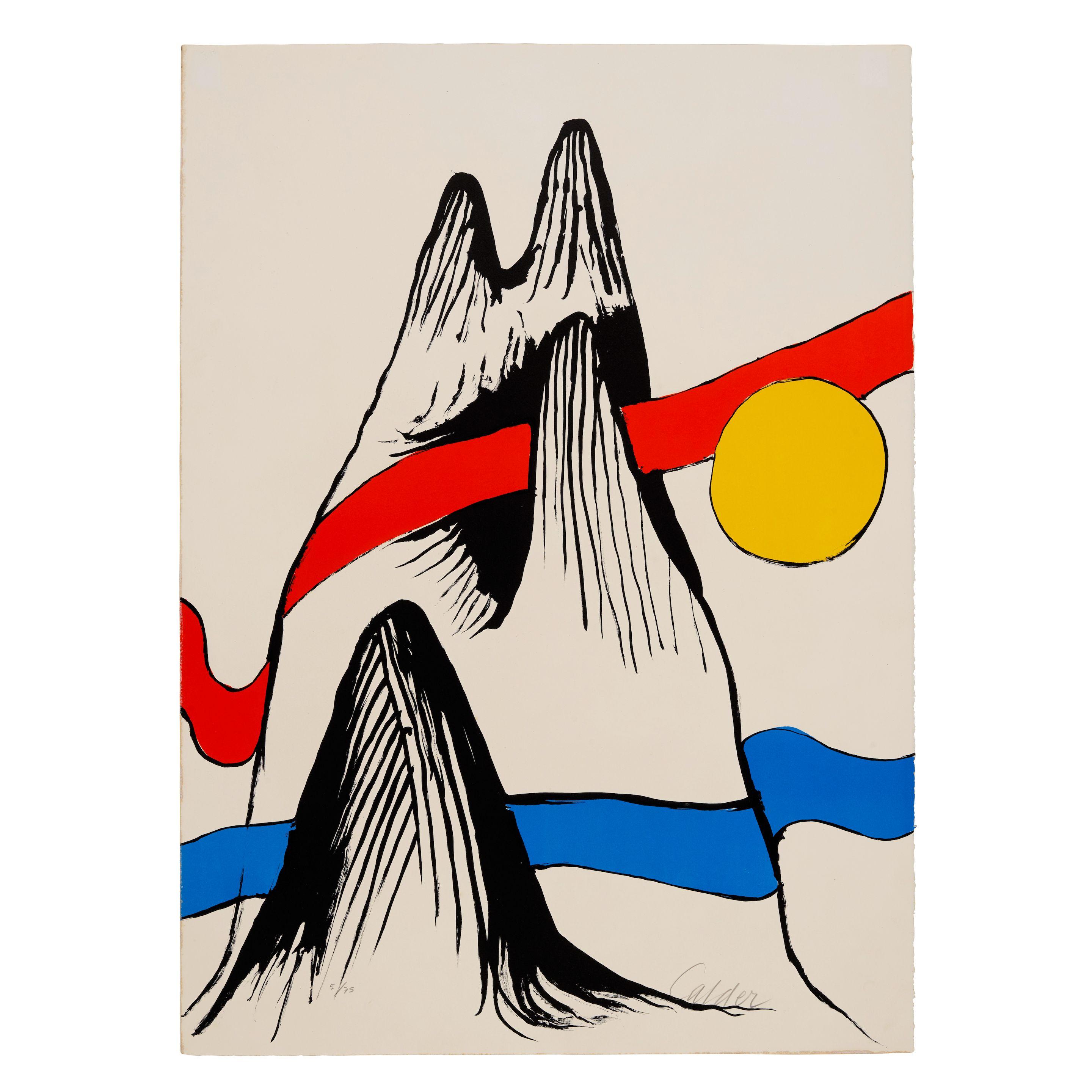 Alexander Calder - Mountain and Sun