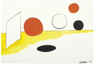 Alexander Calder - On the Yellow Plain