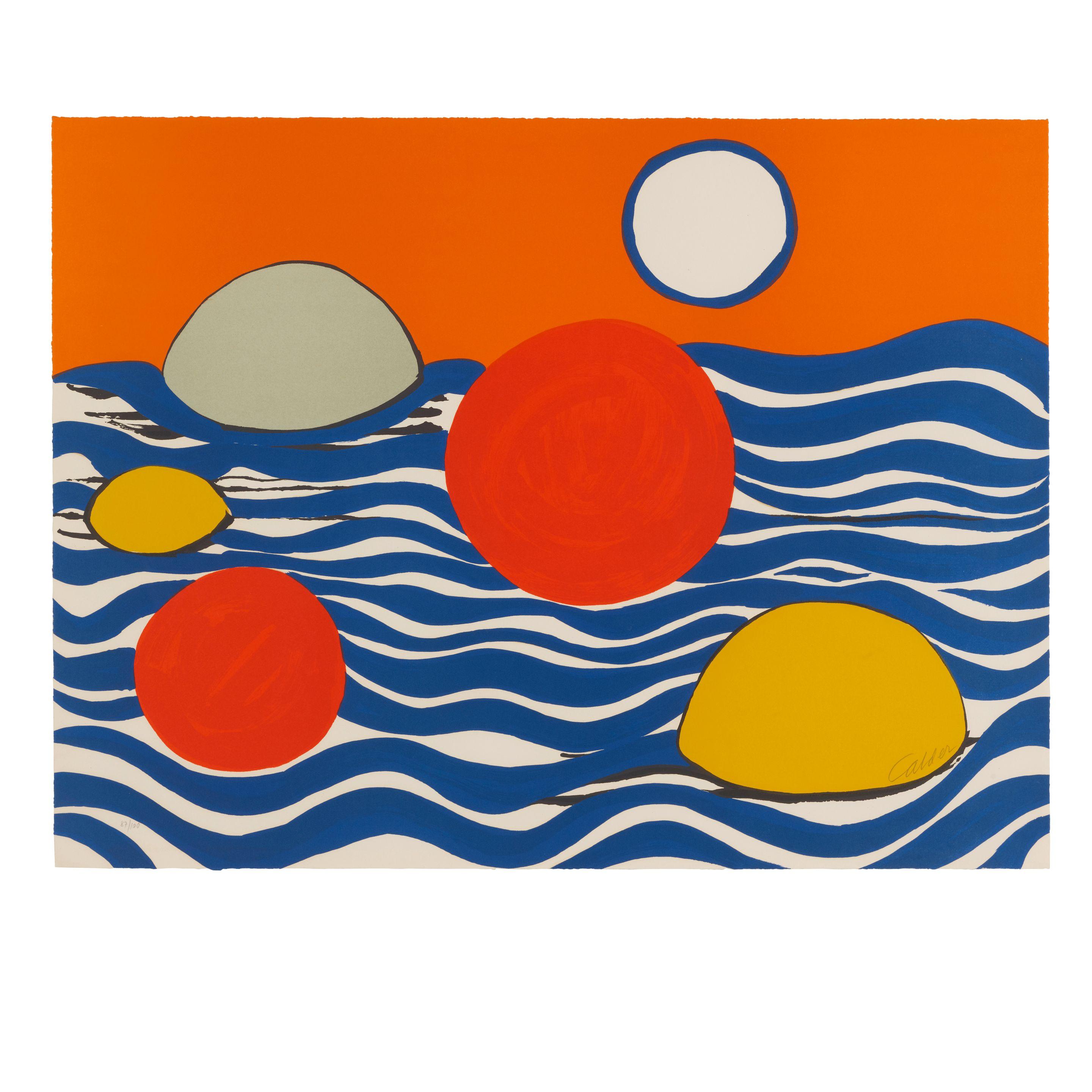 Alexander Calder - Orange Ciel