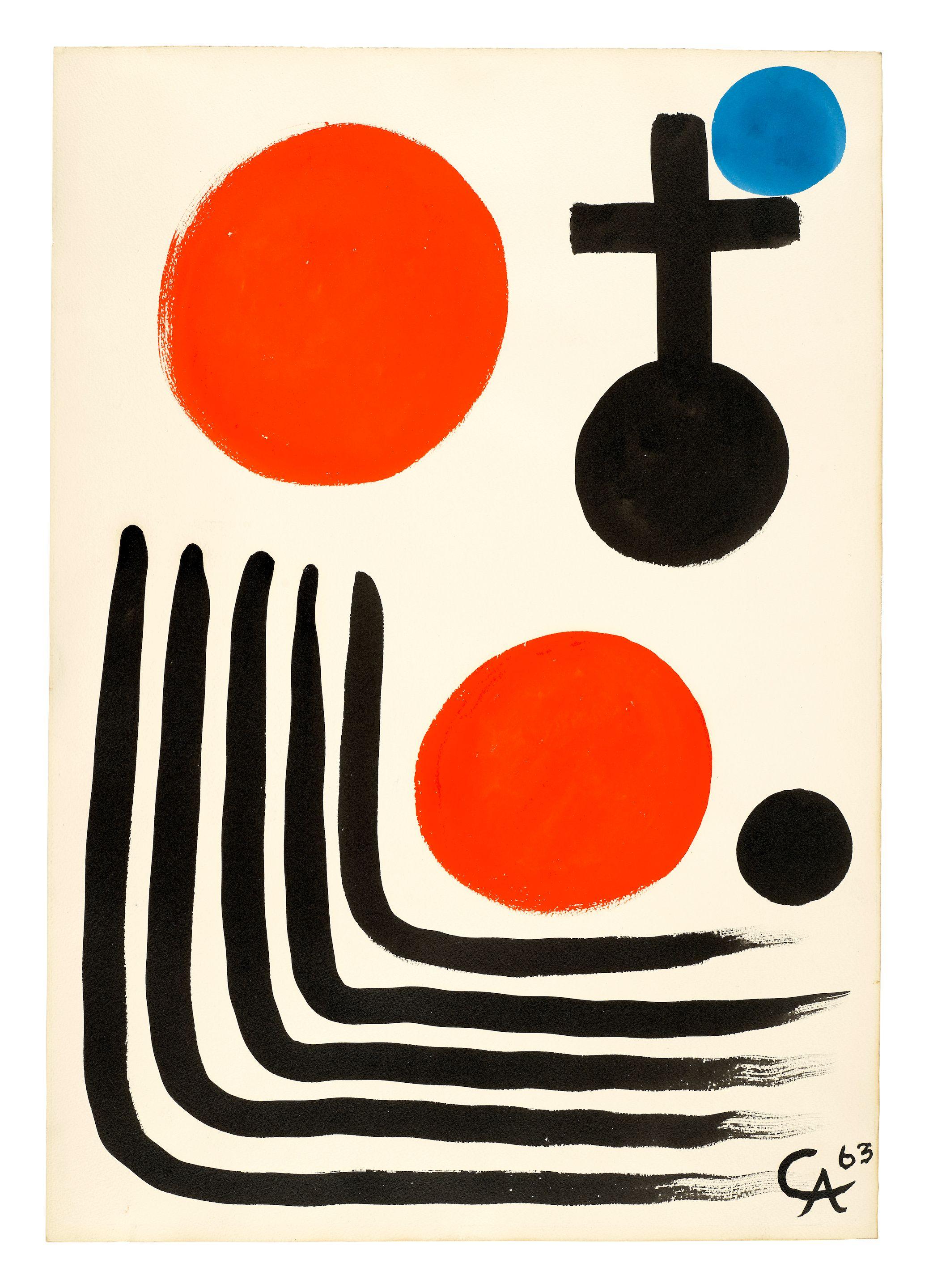 Alexander Calder - Orb with Cross