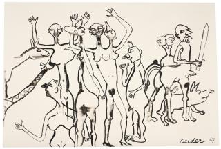 Alexander Calder - People With Centaurs 