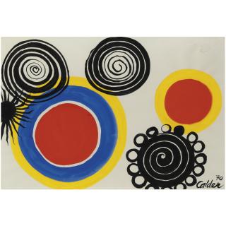 Alexander Calder - Petalled Black Spiral
