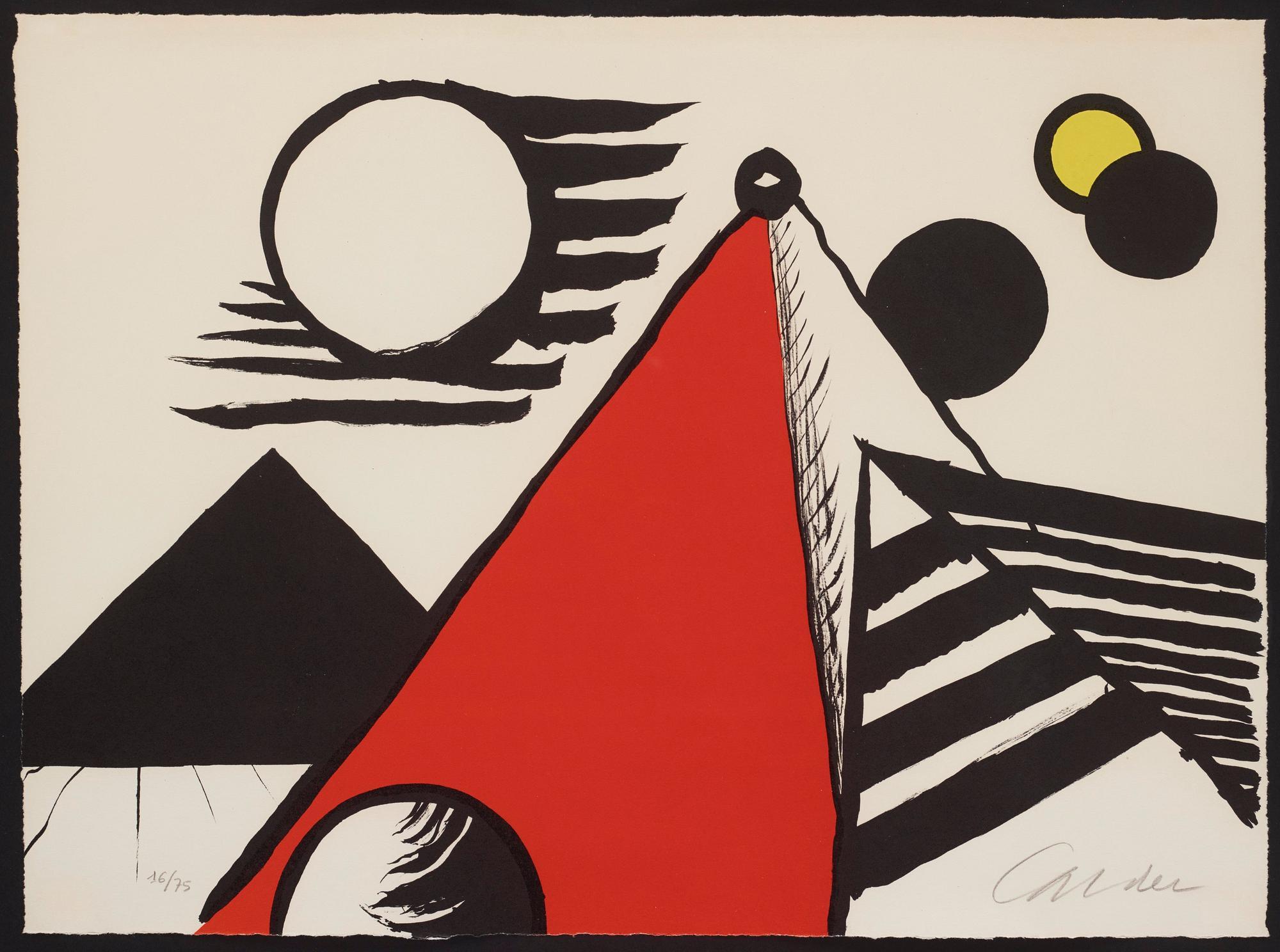 Alexander Calder - \'Pyramid Rouge\'