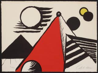 Alexander Calder - \'Pyramid Rouge\'