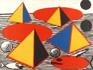 Alexander Calder - Pyramids and Fish