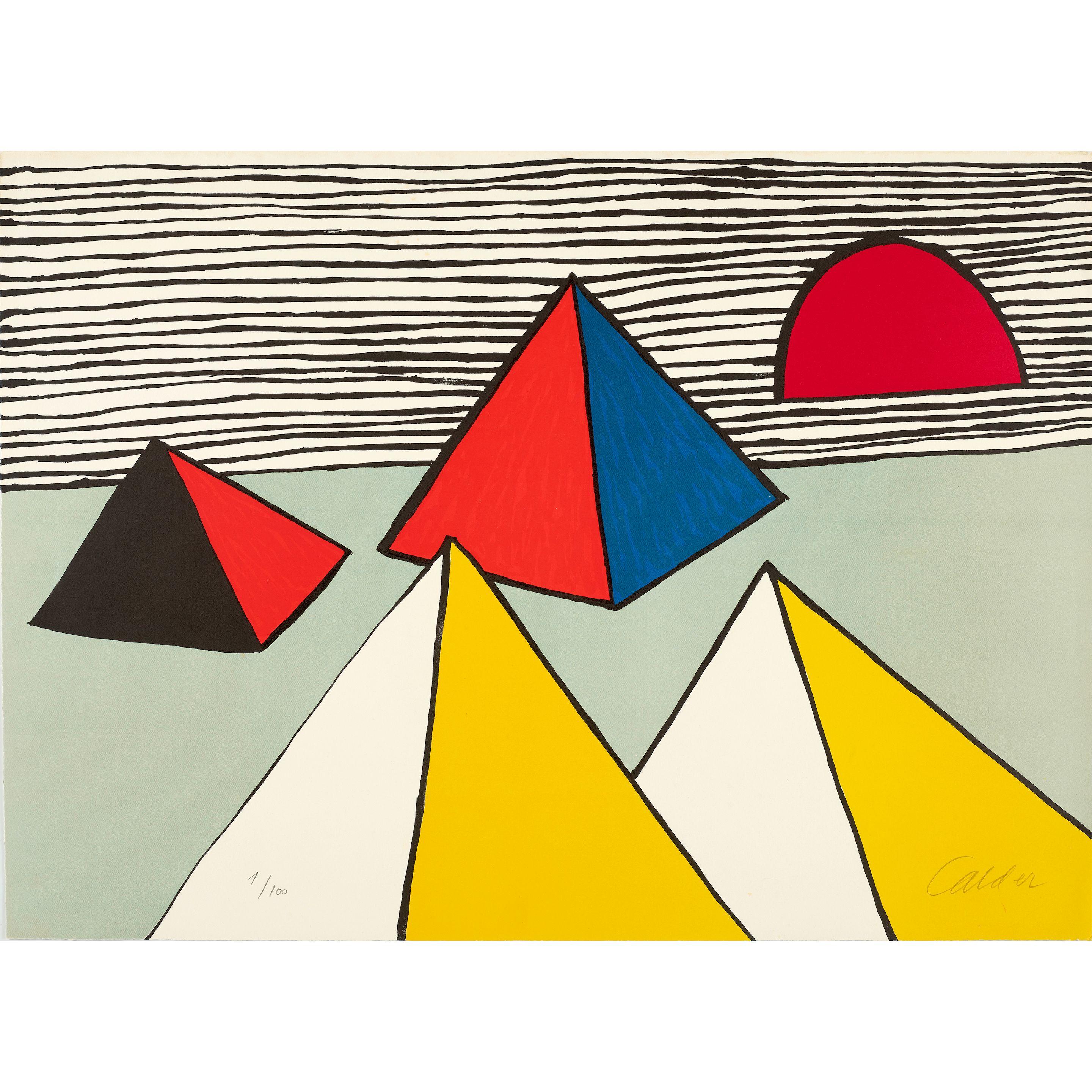 Alexander Calder - Pyramids at Dawn