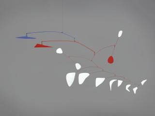 Alexander Calder - Red, Blue and White