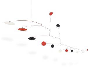 Alexander Calder - Red, White, and Blacks