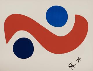 Alexander Calder - Sky Bird from the Flying Colors series