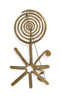 Alexander Calder - Spiral and Star Brooch