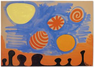 Alexander Calder - Striped Sphere