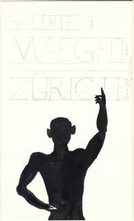 Alexander Calder - Study For A Poster For Gallery Maeght, Zurich 