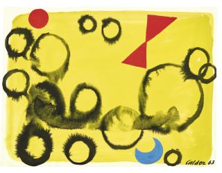 Alexander Calder - The Red Hourglass