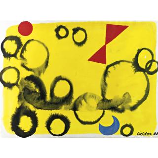 Alexander Calder - The Red Hourglass