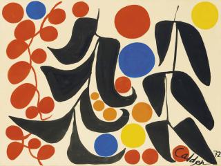 Alexander Calder - Two Black Branches  