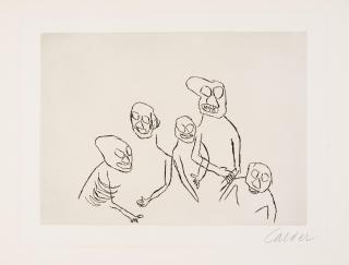 Alexander Calder - Untitled, from Santa Claus by E.E. Cummings