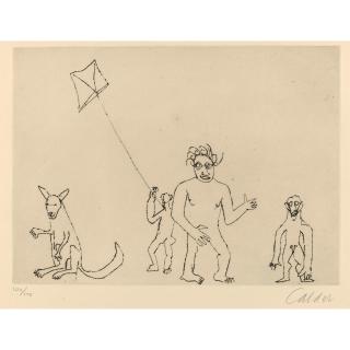 Alexander Calder - Untitled (Santa Claus III)