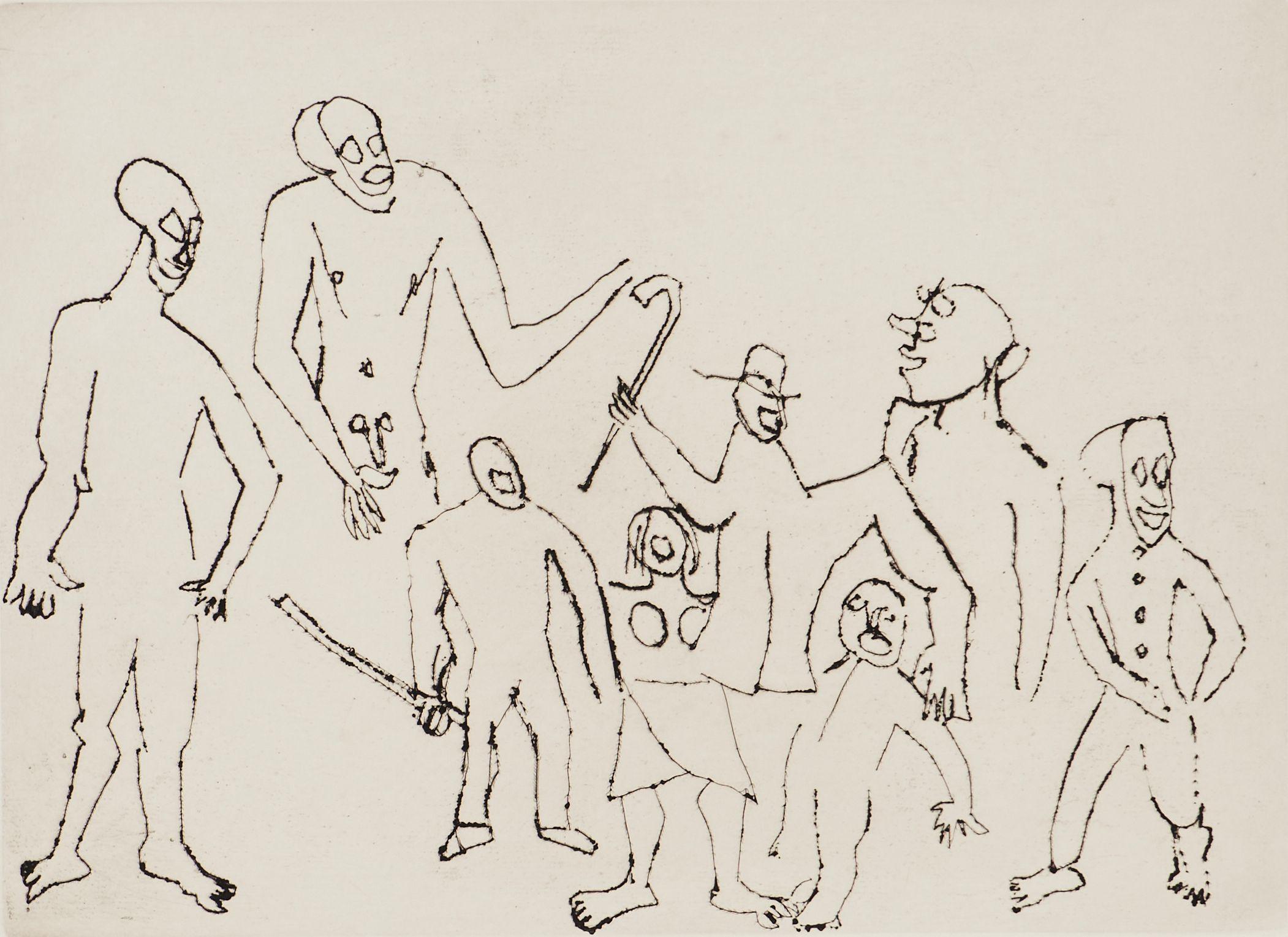 Alexander Calder - Untitled (Santa Claus VI)