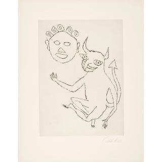 Alexander Calder - Untitled (Santa Claus VIII)