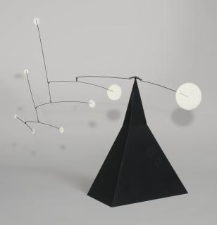 Alexander Calder - White Discs On The Pyramid