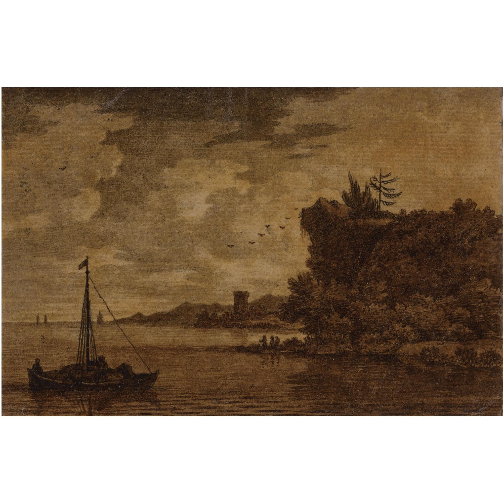 Alexander Cozens - Picturesque Coastal Landscape