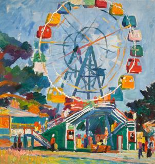 Alexander Dmitrievich Tikhomirov - Ferris Wheel in Izmailovo