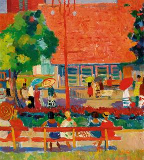 Alexander Dmitrievich Tikhomirov - Street In Palanga