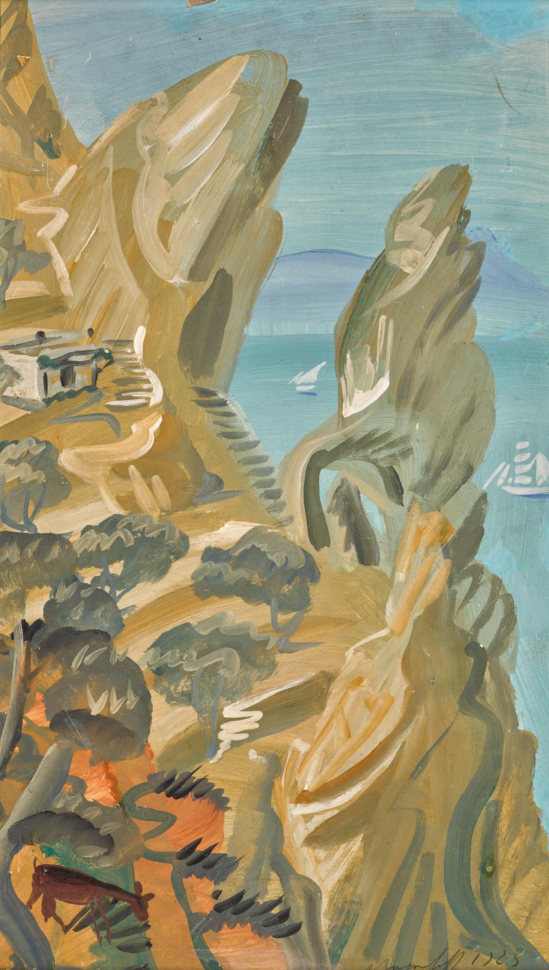 Alexander Evgenievich Yakovlev - Mountainside In Capri