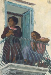 Alexander Evgenievich Yakovlev - On The Balcony