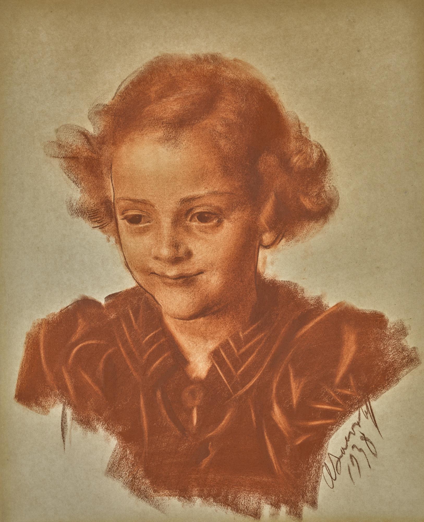 Alexander Evgenievich Yakovlev - Portrait Of A Young Girl