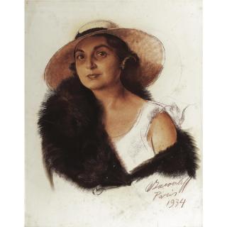 Alexander Evgenievich Yakovlev - Portrait Of An Elegant Lady