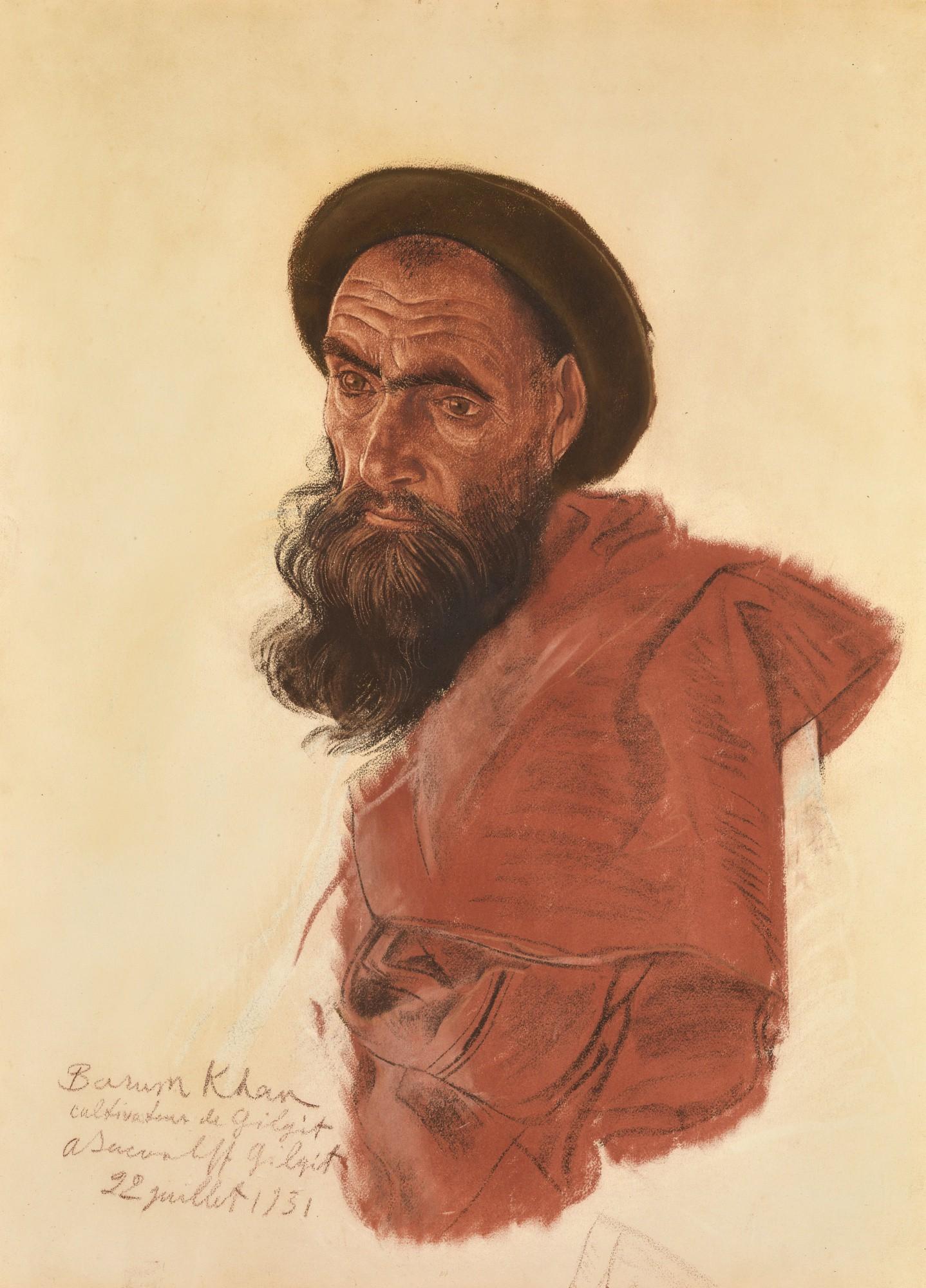 Alexander Evgenievich Yakovlev - Portrait Of Barum Khan
