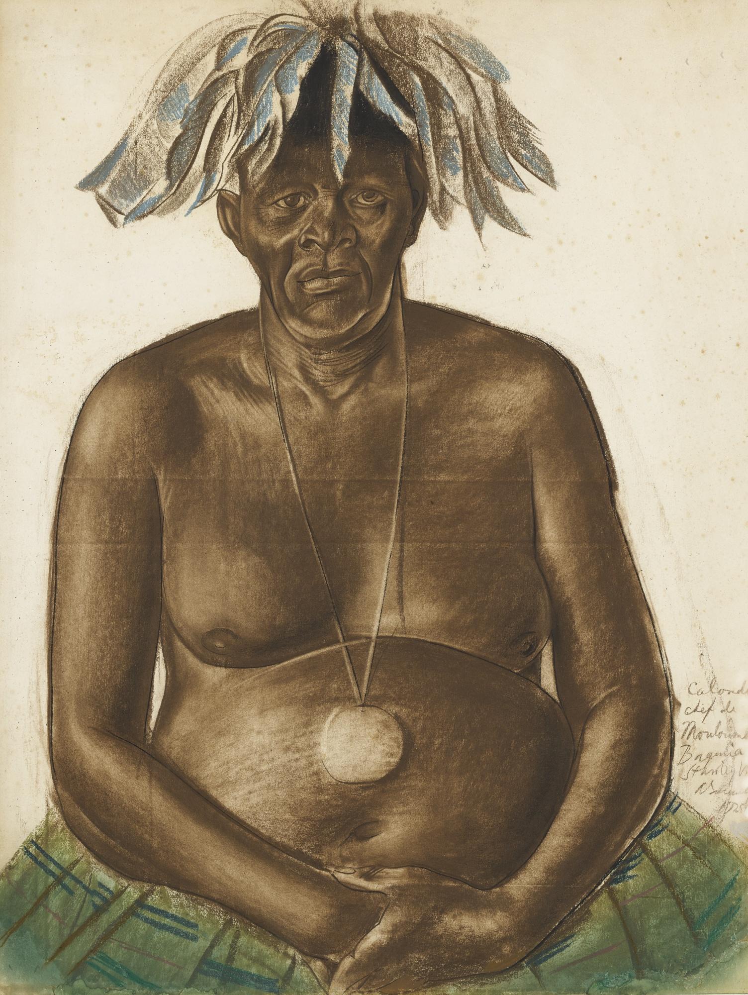 Alexander Evgenievich Yakovlev - Portrait Of The Tribal Chief Calondo