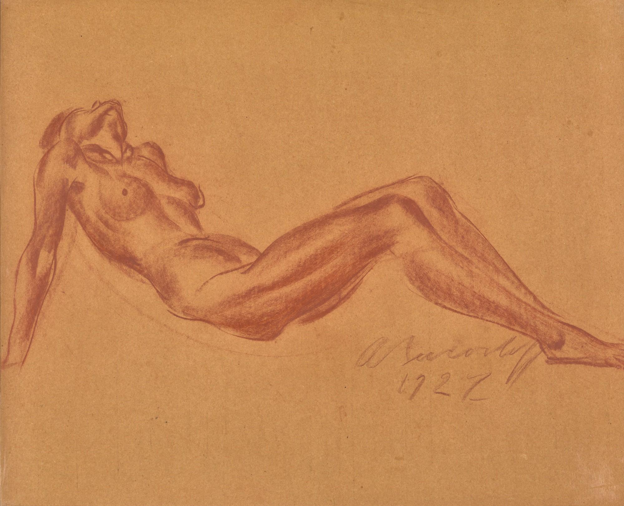 Alexander Evgenievich Yakovlev - Reclining Nude