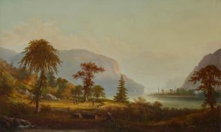 Alexander François Loemans - On The Hudson Near West Point